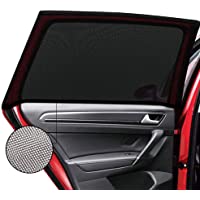 JELLYBABABABY Parasol de Coche- Ventana Lateral Trasera- Para Bebés- Niños y Mascotas- Doble Tejido para Máxima…
